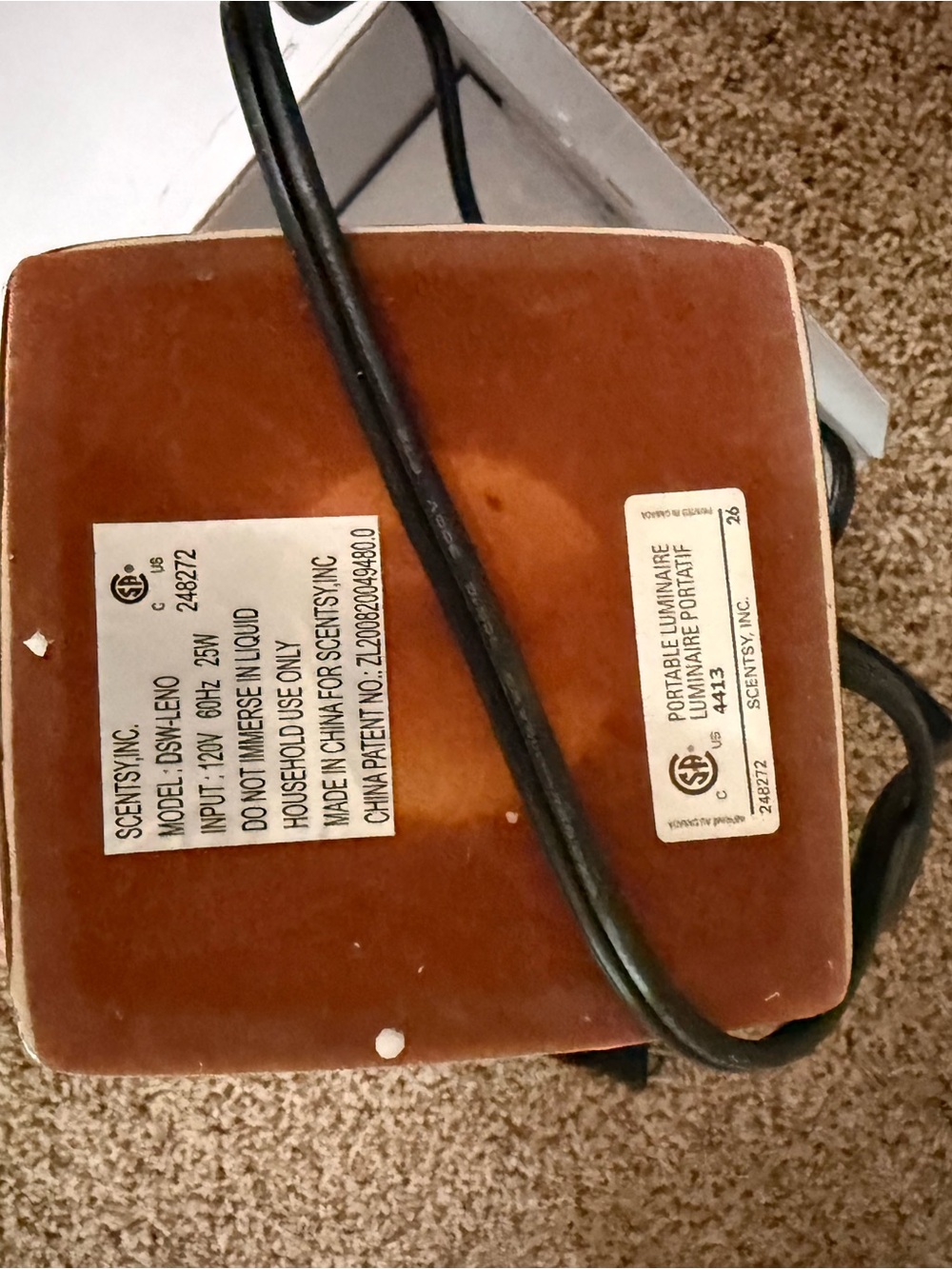 Lenox Scentsy Full-Size Warmer - Picture 6 of 7